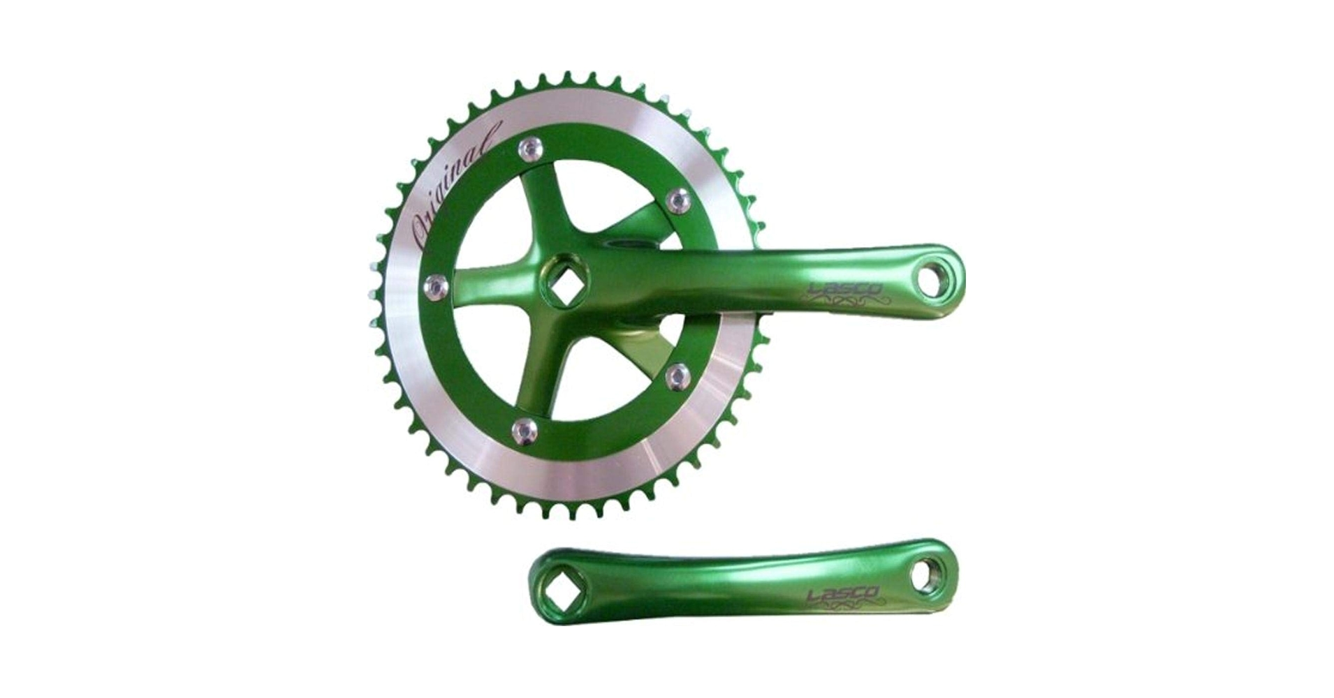 Amazon.com: Big Roc 57SCRC48C21 Cotterless Crank Set ((Green